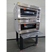 Double electric pizza oven 77x77cm - Ital Form 3