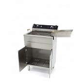 Deep fryer 30 liters with drain tap and stand - Ital Form 2