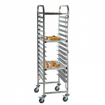 15 Trays Bakery Trolley