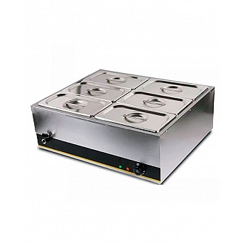 Chocolate tempering device with six bowls - Ital Form