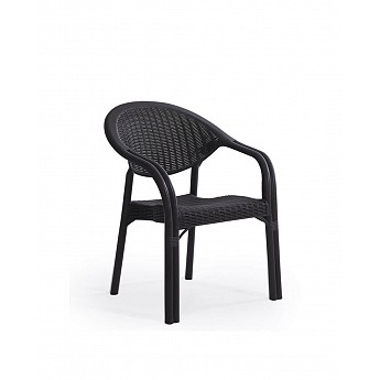 Plastična stolica Cane crna