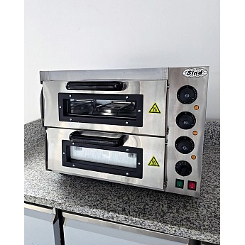 Double electric pizza oven 40x40cm - Ital Form