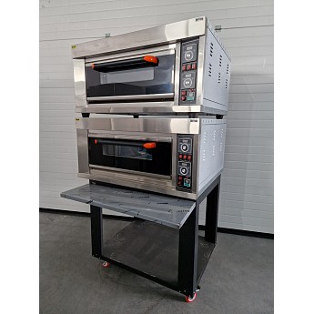 Double electric pizza oven 77x77cm - Ital Form