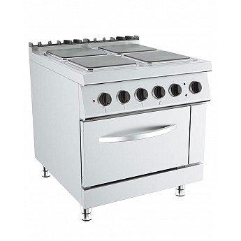 Electric Stove with Four Hotplates and Oven - GM