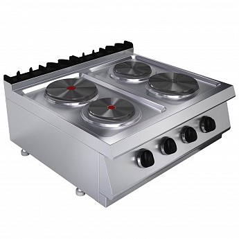 Electric boiling top with four burners - GM