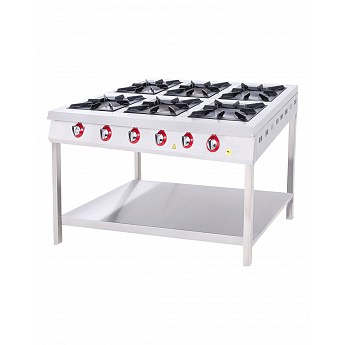 Gas stove with stand and shelf at the bottom SSKF-1290