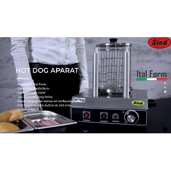 Aparat za hot dog sa dva štapa - Ital Form 2