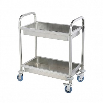 Double-deck collecting cart GN 880x450x930mm