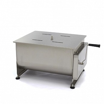 Manual meat mixer with two axels 60 liters