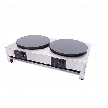 Pancake Maker with two hotplates 800x450x230mm - Ital Form