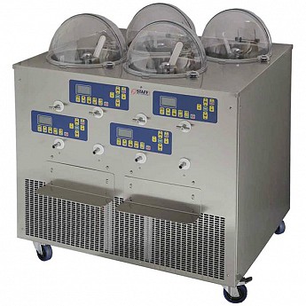 Ice cream maker with four tanks - Staff