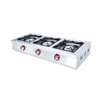 Countertop Gas Stove 3 Burners SSLOS-3 - Ital Form