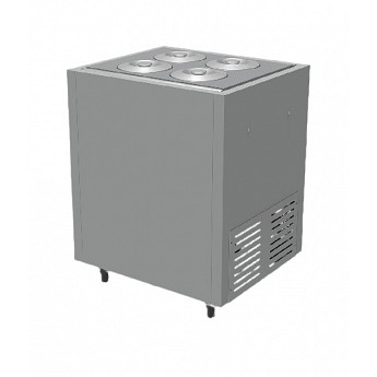 Ice cream scooping cabinets for 4 flavors 4S - Ital Form