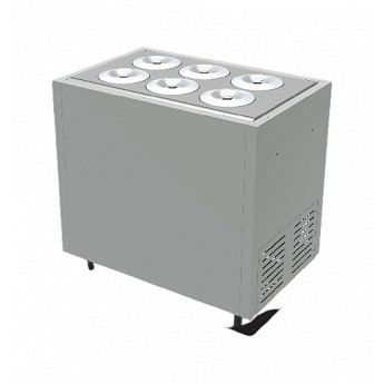 Ice cream scooping cabinets for 6 flavors 6S - Ital Form