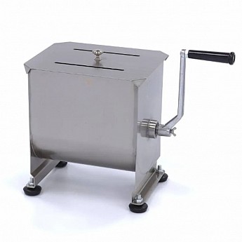 Manual meat mixer with single axle - 10 liters