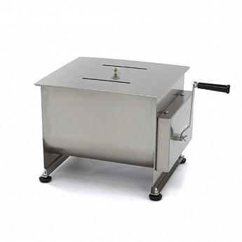 Manual meat mixer with two axels P- 30 liters