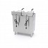 Deep fryer 2x16L with drain tap and stand 5