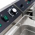 Deep fryer 2x16L with drain tap and stand 7