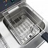 Deep fryer 2x16L with drain tap and stand 11